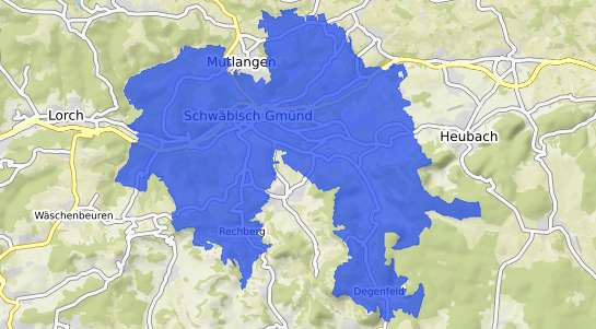 Bodenrichtwertkarte Schw&auml;bisch Gm&uuml;nd
